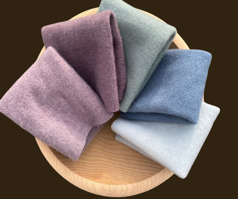 Wool Bundle Blue and Purple