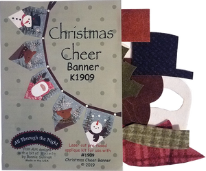 KA1909 - Christmas Cheer Banner Appliqué Pieces
