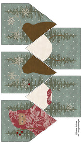 F1909 - Christmas Cheer Banner Preprinted Fabric