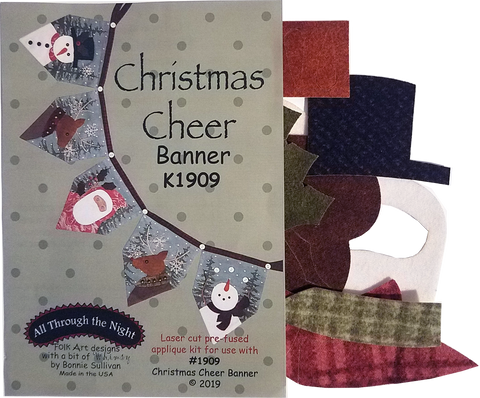 KA1909 - Christmas Cheer Banner Appliqué Kit