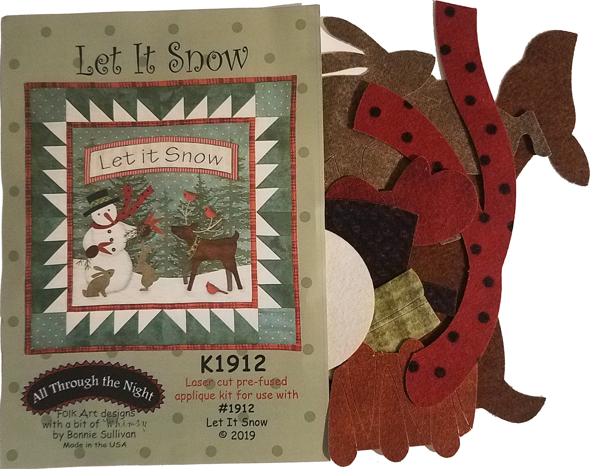KA1912 Let It Snow! Applique Kit