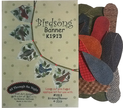 KA1913 - Birdsong Banner Applique Pieces