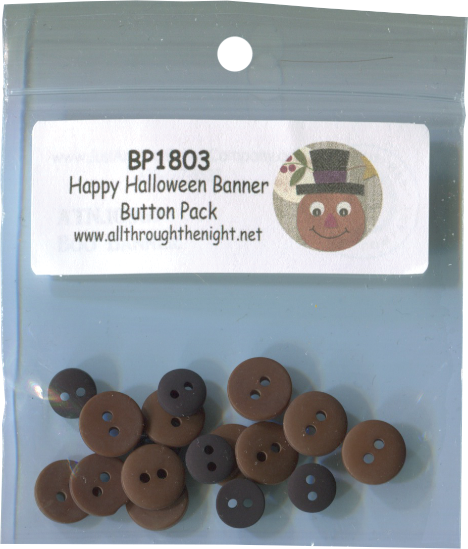 BP1803 - Happy Halloween Banner Button Pack