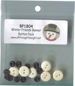 BP1804 - Winter Friends Banner Button Pack